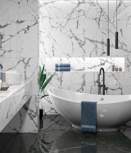 Ca Pietra Marble Luxe Porcelain Iceberg